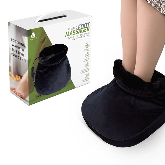 Heated Foot Massager – Remote Control, Foldable & Dual Function