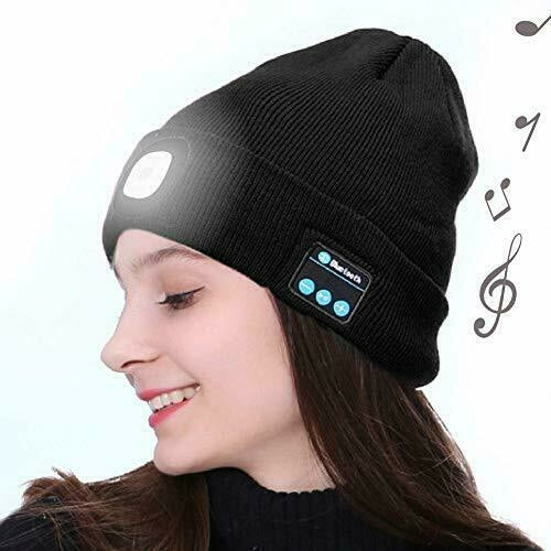 Wireless Bluetooth LED Beanie with Built-in Speakers – Winter Gift Idea