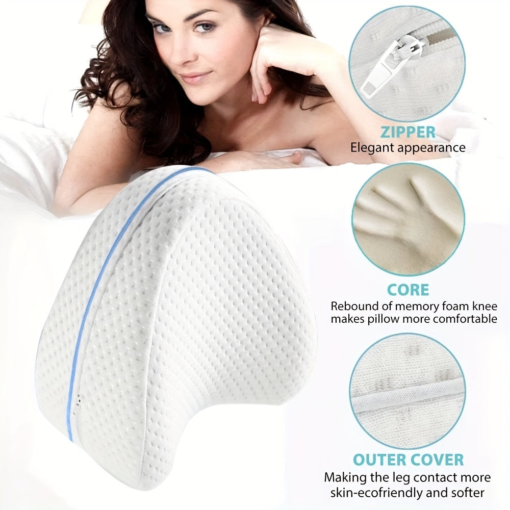 Orthopedic Memory Foam Leg Pillow – Pain Relief & Sleep Comfort Support