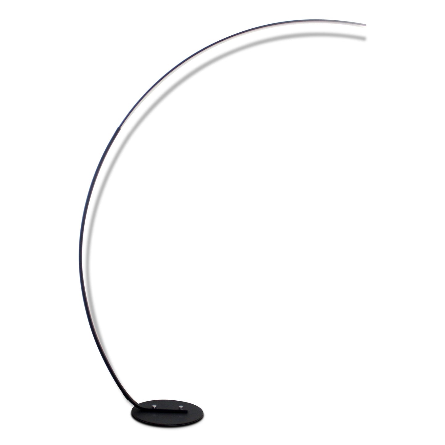 RGBW Modern Curve Floor Lamp – Dimmable LED with Remote Control