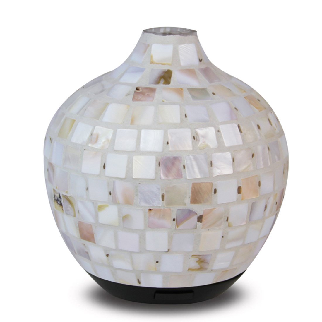 Mosaic Glass Ultrasonic Aroma Diffuser – Electric Essential Oil Diffuser for Aromatherapy