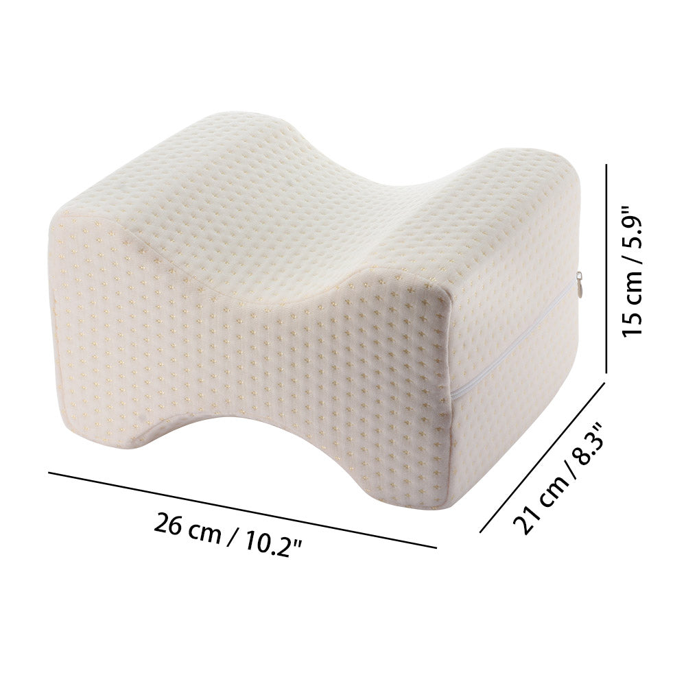 Memory Foam Knee Pillow – Sciatica & Back Pain Relief | Leg Support