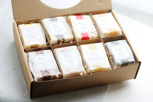 Soap Sampler Gift Set – Natural Handmade Soaps in Best-Selling Scents