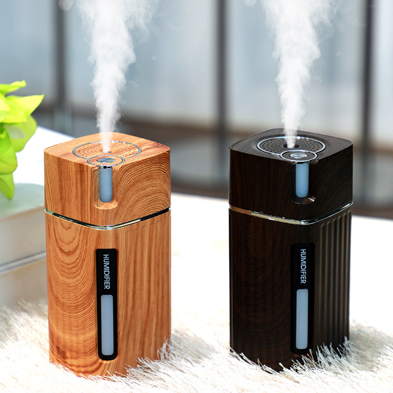 Ultrasonic USB Mini Air Humidifier – Portable Mist Maker with LED Night Light